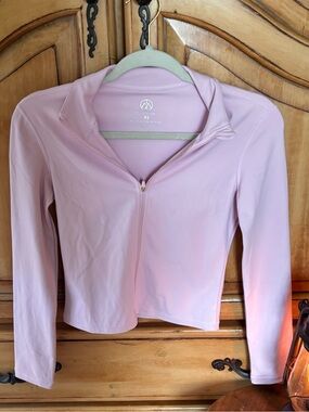 Women's Pale Pink Half-Zip size XS